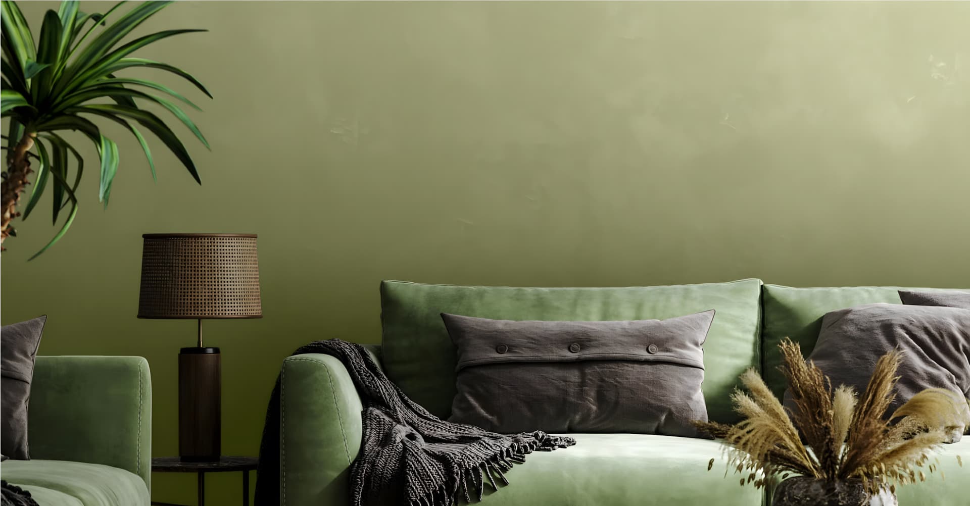 Les peintures à la chaux sont des produits décoratifs tendance sur les murs intérieurs.
